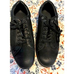 All Saints Mens Black Casual Sneakers
